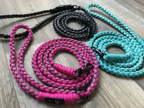 Paracord vodítko nepřepínací - 1,5 m — foto 2