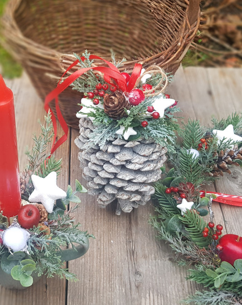 Vánoční zdobená šiška — foto 3