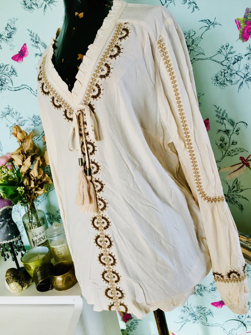 Boho tunika vyšívaná — foto 5