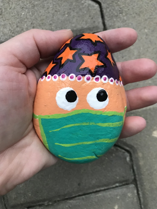Malovaný kámen "Zdravotník" — foto 2