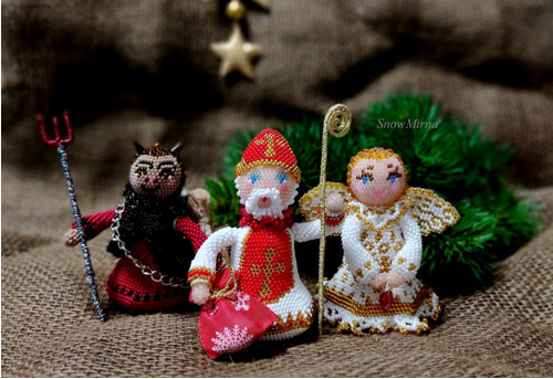 Háčkovaná figurka 10cm VZOR - Čert — foto 4