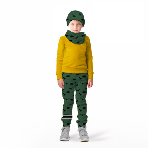 Softshell kalhoty s beránkem Dino khaki — foto 2