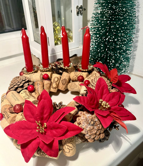Věneček korkový adventní — foto 5