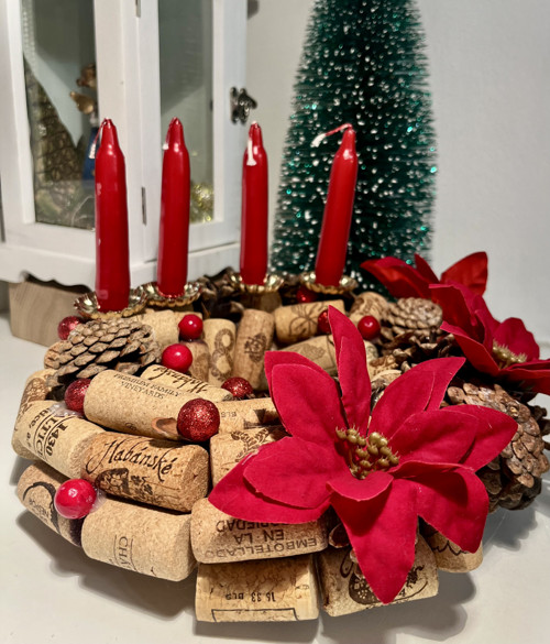 Věneček korkový adventní — foto 6