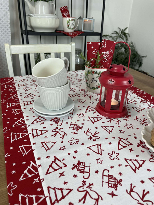 Běhoun v sadě s ubrousky - ZIMA — foto 3