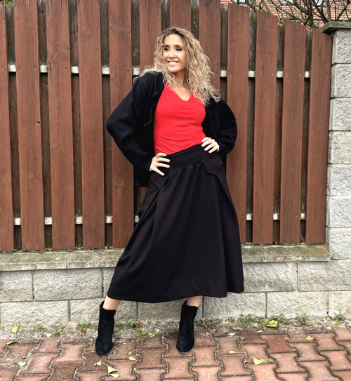Sukně dlouhá černá — foto 6