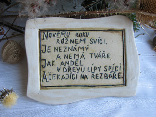 Přání novoroční - keramika — foto 3
