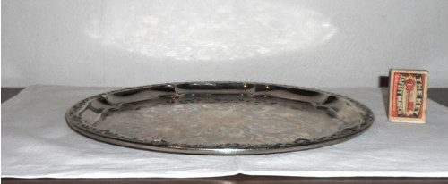Kovový, plechový servírovací TÁC, podnos 30 cm — foto 5