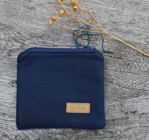 Zipová taštička Blue listy NO3 — foto 4