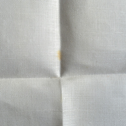Vyšívaná lněná dečka 27 x 27 cm — foto 3