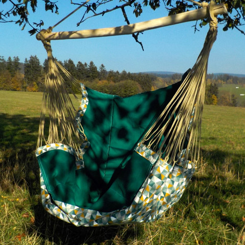 XXL polstrované Triangl - zelené — foto 6