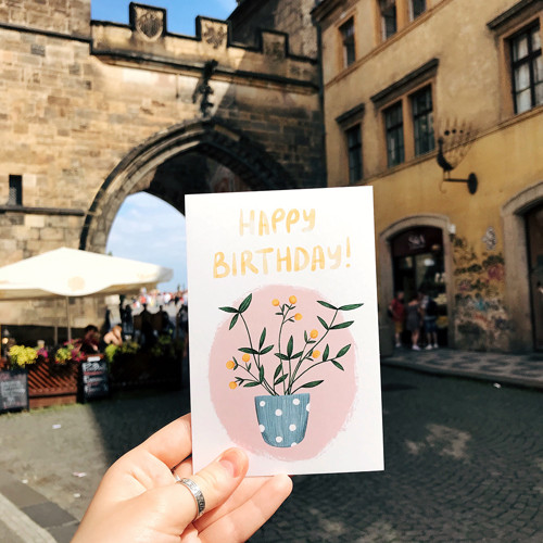 Pohlednice Birthday flowers — foto 4