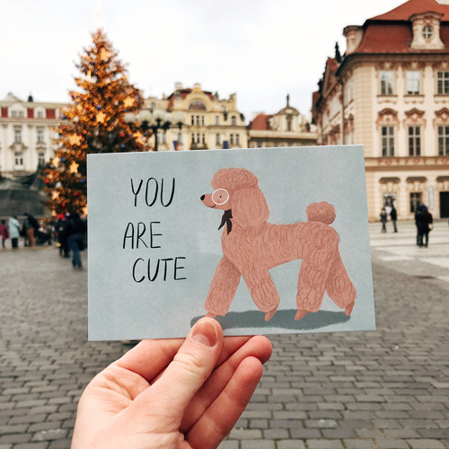 Pohlednice You are cute — foto 3