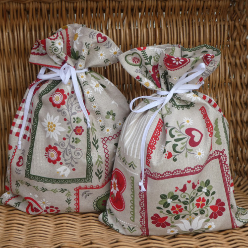 Vrecko Poniklec patchwork — foto 5