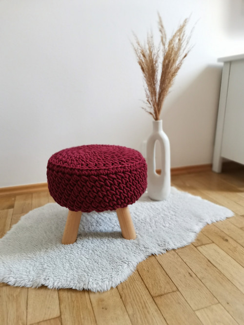 Taburetek mini- bordó — foto 3