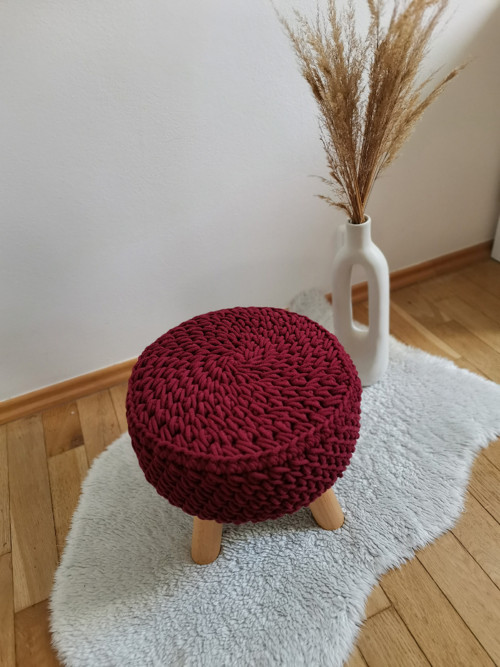 Taburetek mini- bordó — foto 5