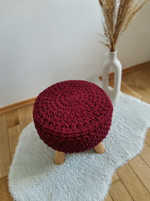 Taburetek mini- bordó — foto 4