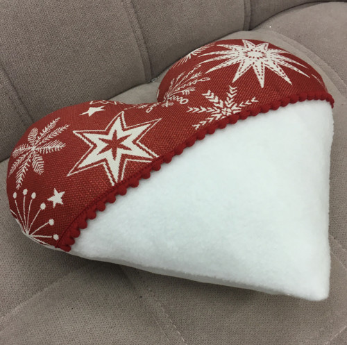 Polštář - Srdce s vůní levandule - Noel white — foto 4