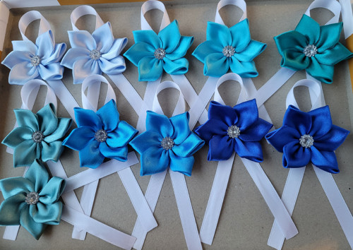 Kanzashi náramek - kotilion — foto 5