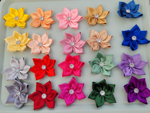 Kanzashi náramek - kotilion — foto 6