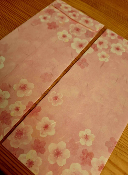 Obálka washi z Japonska Sakura — foto 3