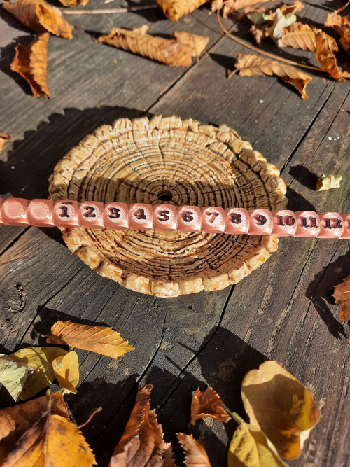Keramická mýdlenka s dekorem letokruhů — foto 6