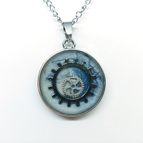 Přívěsek kruh, steampunk styl /24012/ — foto 2