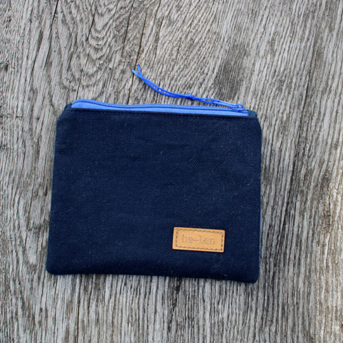 Zipová taštička Blue kapradí NO1 — foto 2