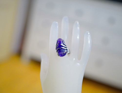 Nerezový prsten... " Purple Burton." — foto 6