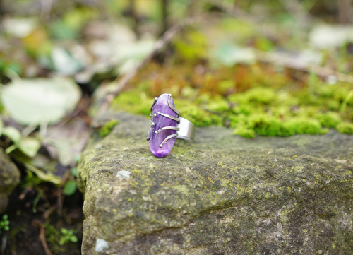 Nerezový prsten... " Purple Burton." — foto 2