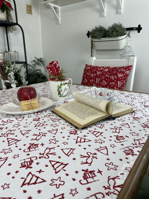 Bavlněný ubrus - Zima — foto 6