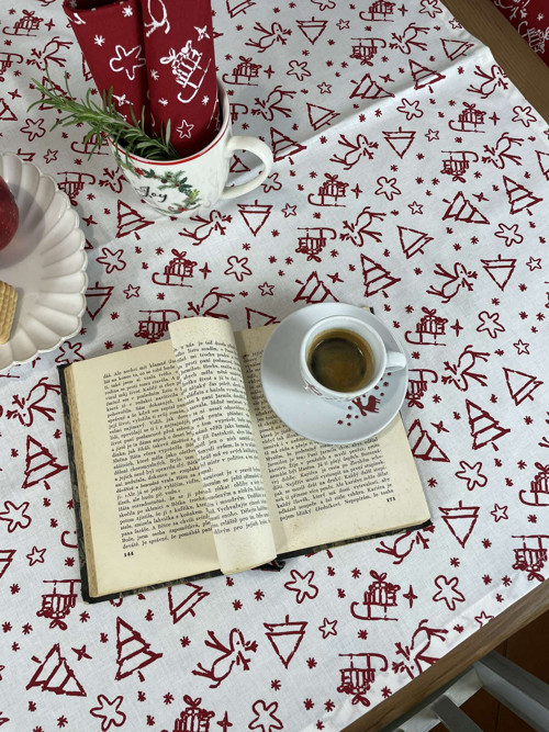 Bavlněný ubrus - Zima — foto 3