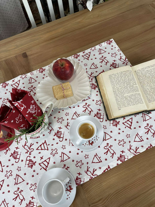 Bavlněný běhoun - Zima — foto 3