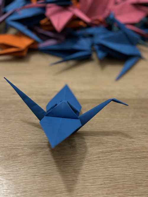 Origami jeřábi 161 ks mix barev — foto 3