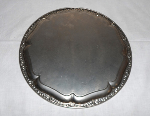 Kovový, plechový servírovací TÁC, podnos 30 cm — foto 4