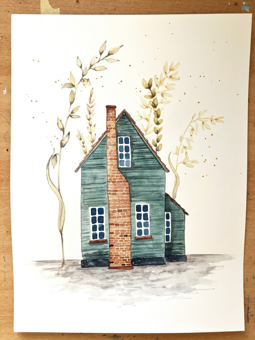 Ilustrácia Domček — foto 3