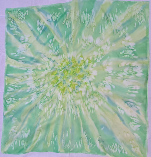 Zelená energie - šátek 90 x 90 — foto 2