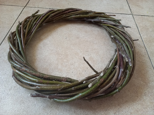 Věnec z proutí průměr cca 29 cm — foto 2
