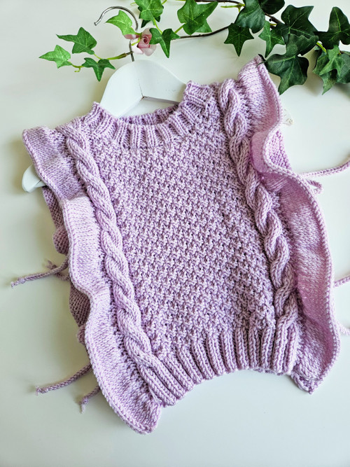 Dětská pletená vesta Iris — foto 3