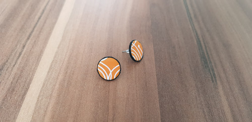 Oranžové kruhy elegance — foto 4