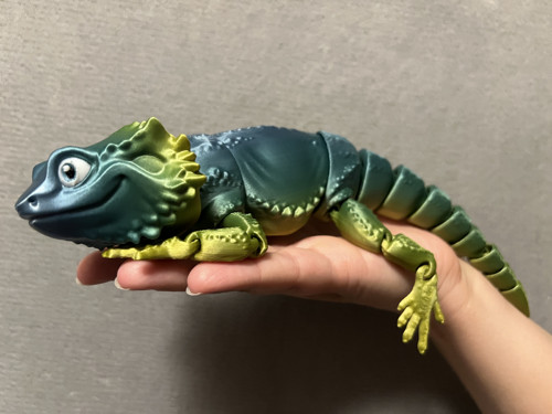 Agama Vousatá - 26 cm - 3D Tisk — foto 2