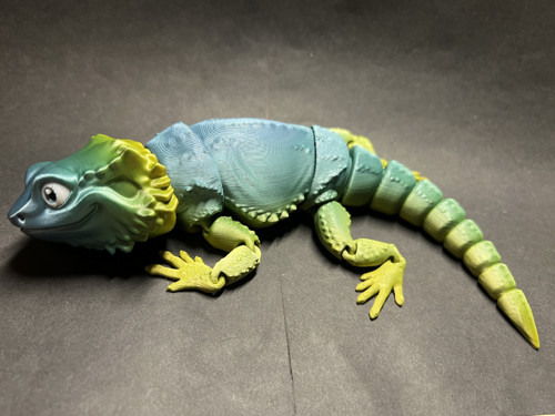 Agama Vousatá - 26 cm - 3D Tisk — foto 4