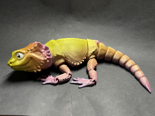 Agama Vousatá - 26 cm - 3D Tisk — foto 4