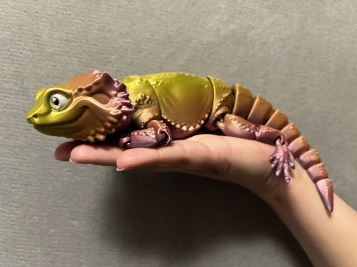 Agama Vousatá - 26 cm - 3D Tisk — foto 2