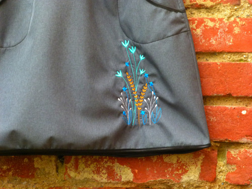 Sukně softshell antracit výšivka S, M, L — foto 3