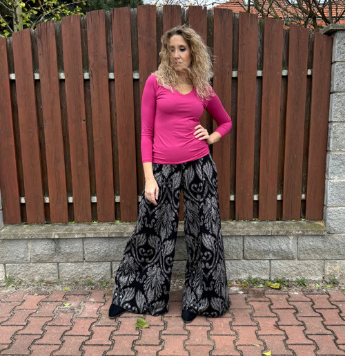Tričko zdvojené malinové — foto 5