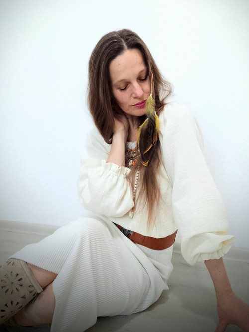 Sukně Manšestrová V Barvě Krémová — foto 4