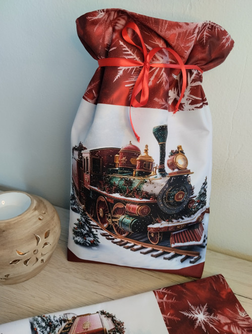 Vánoční dárkový pytlík - větší III — foto 3