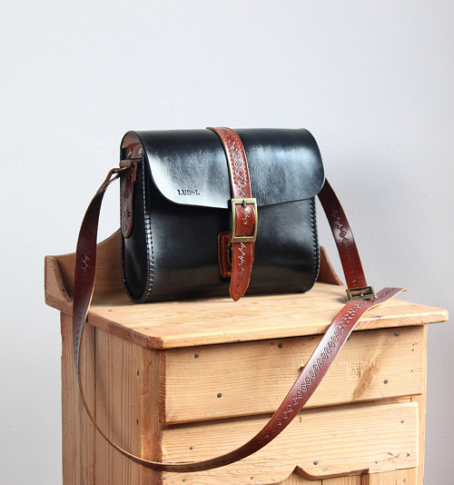 Kožená kabelka Black&Brown messenger — foto 3