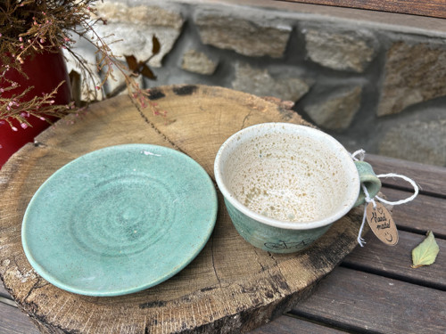 Espresso cyklohrnek, zelený — foto 2